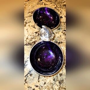 Purple Glitter Witchy Trinket Holder